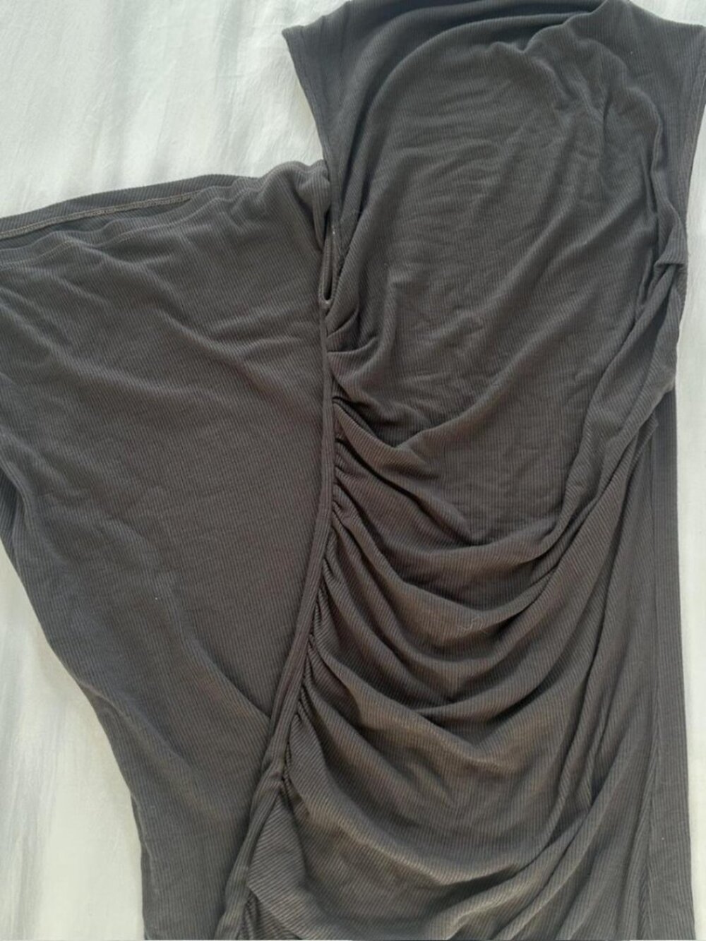 Enza Costa Ruched Midi Dress